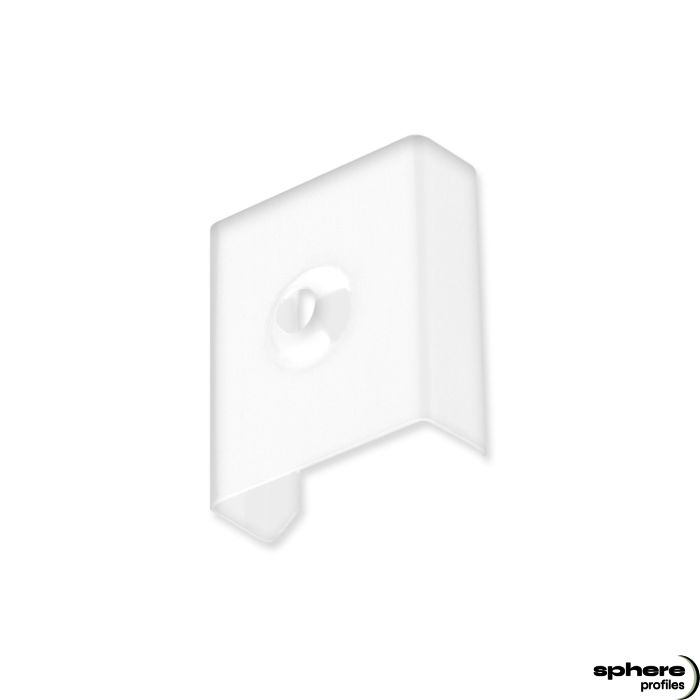 BRACKET-03 Mounting clip, white