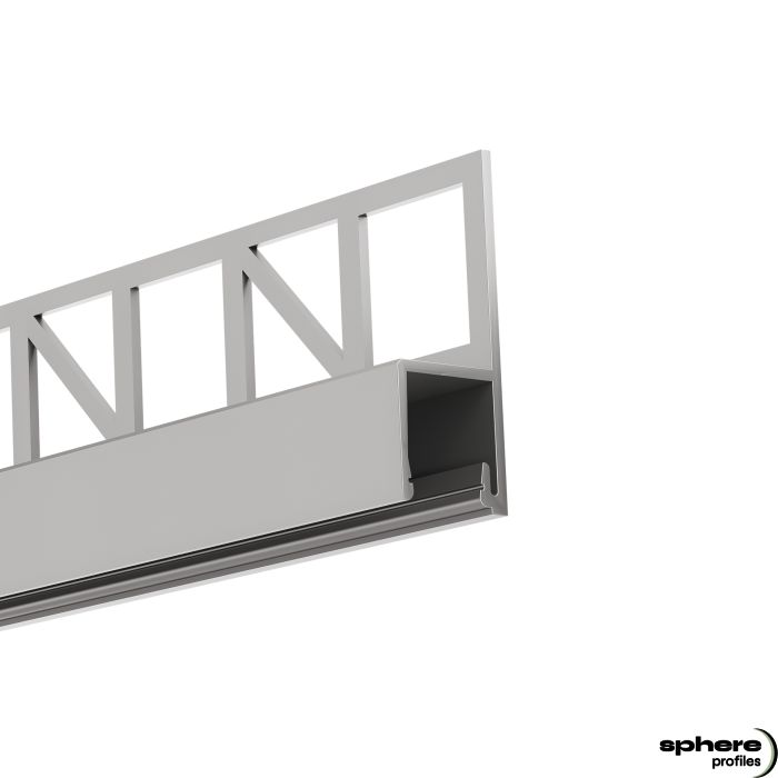 LED Tile profile CELAENO, 300cm, anodized