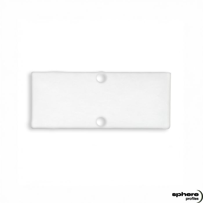 ATLAS End cap, white RAL 9003, set of 2, incl. screws
