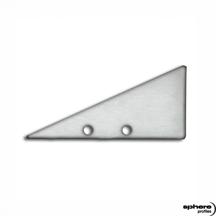 BOTEIN End cap, anodized, set of 2, incl. screws