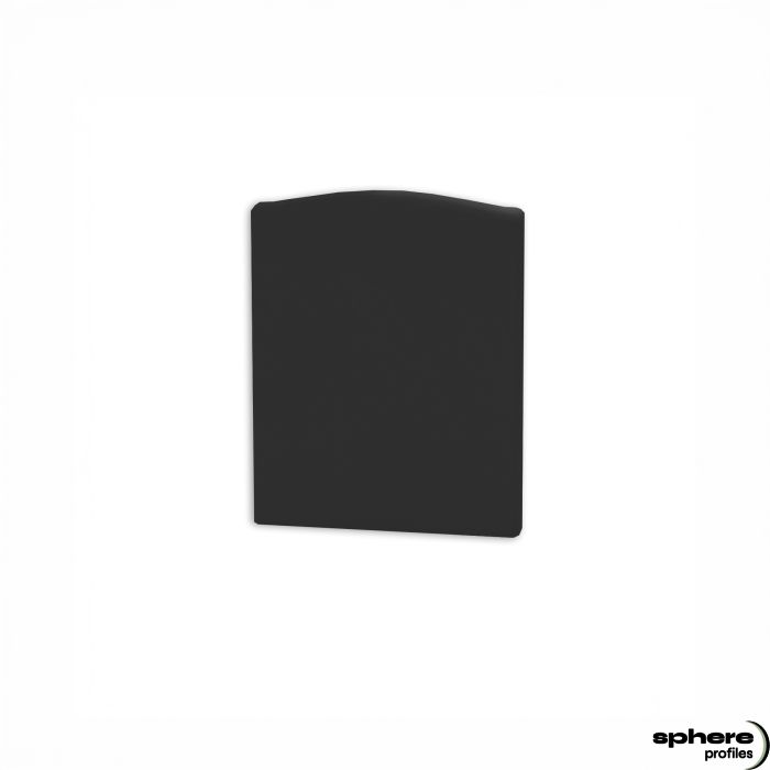 ZENITH End cap, black, set of 2, with light trap