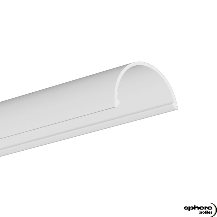 LED Surface cover ECLIPSE, 200cm, opal/satinised