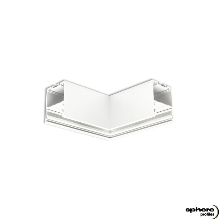 EDGE-01 Corner welded, 120x120mm, white RAL 9003