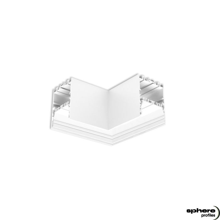 EDGE-03 Corner welded, 140x140mm, white RAL 9003
