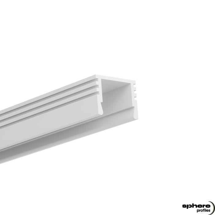 LED Surface profile HYDRUS, 200cm, white RAL 9010
