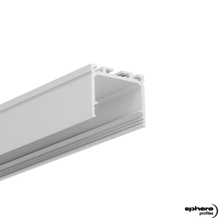 LED Surface profile ALKOR, 200cm, white RAL 9010