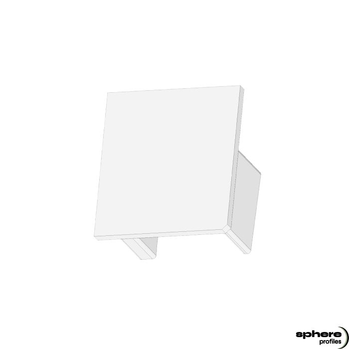 CELAENO End cap, white, single set