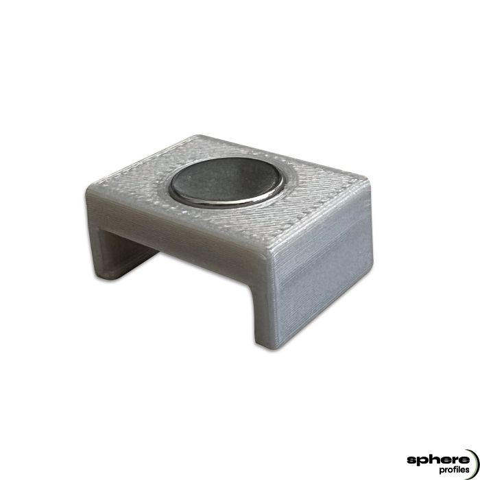 MAGNET-02 Magnet holder, plastic grey