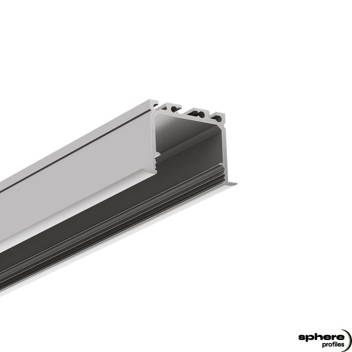 LED Recessed profile ELEKTRA, 200cm, anodized