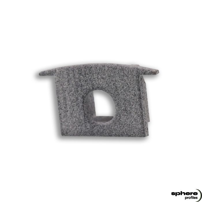 KITALPHA End cap, single set, with cable outlet