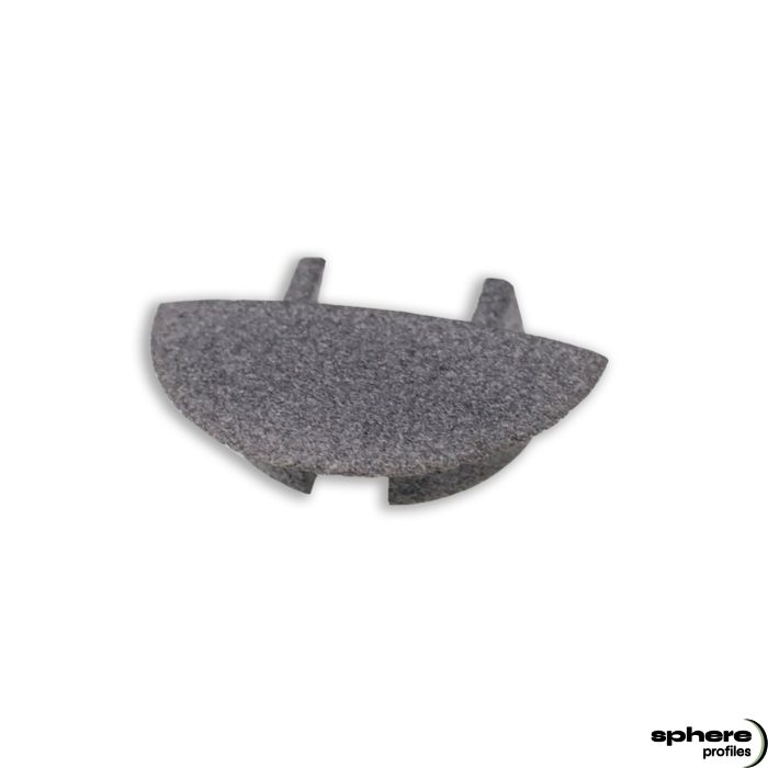 TEREBELLUM End cap, single set, with cable outlet, round