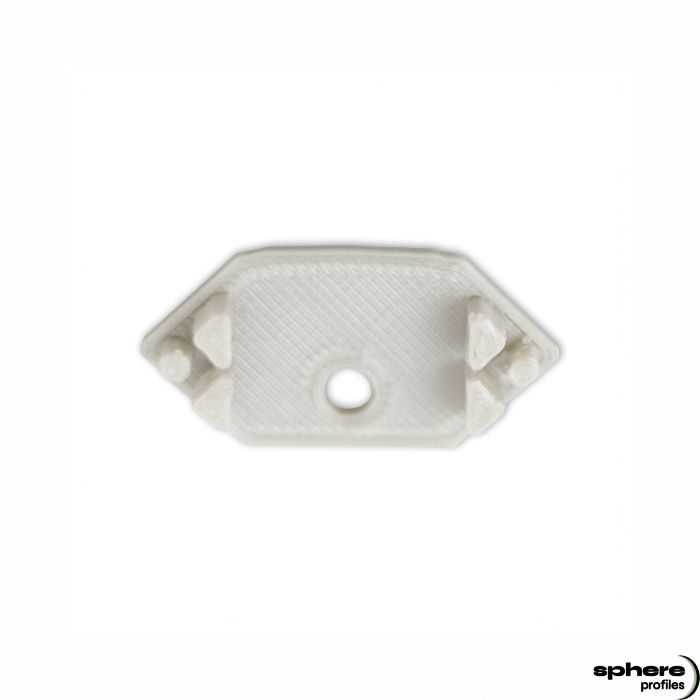 CORVIN End cap, single set, with cable outlet