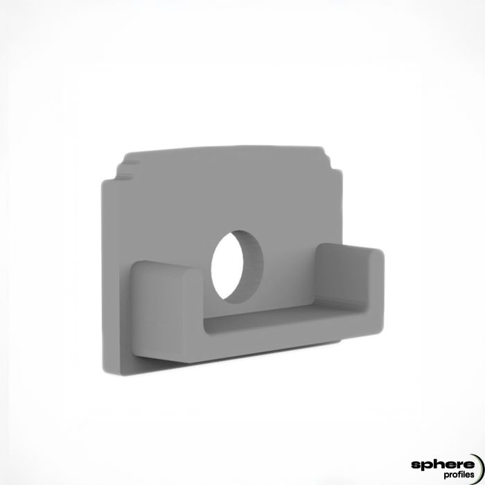 TOPAS End cap, single set, with cable outlet