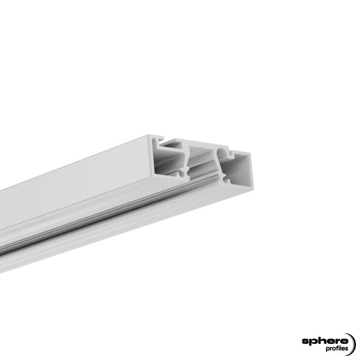 LED Curtain profile HYPERION, 200 cm, white RAL9010