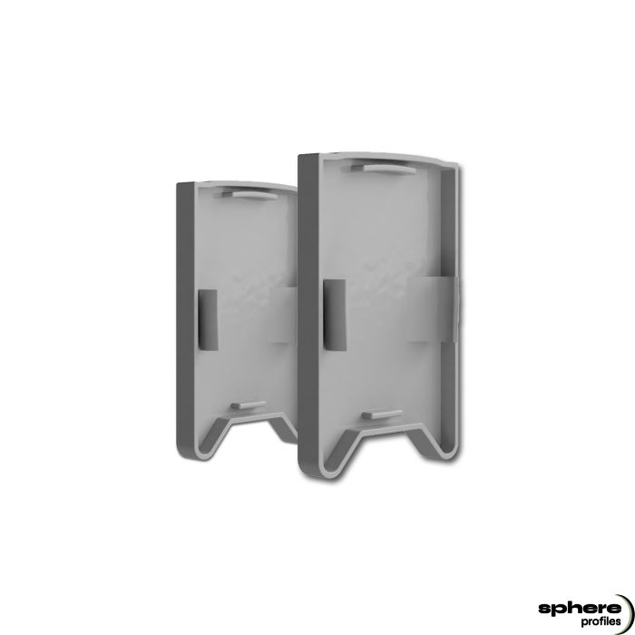 ADRASTEA End cap, set of 2, with light trap